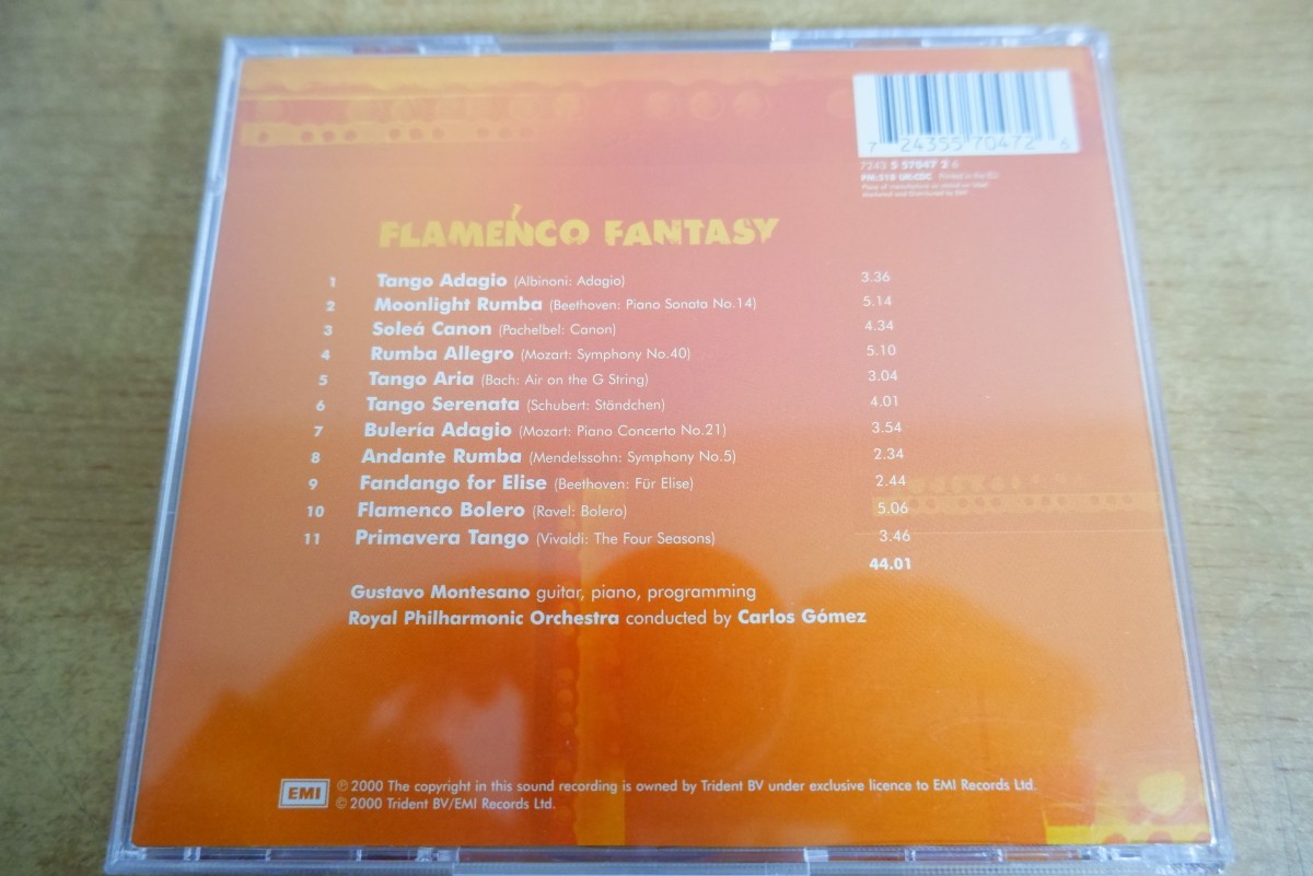 CDk-5097 Gustavo Montesano & Royal Philharmonic Orchestra / Flamenco Fantasyの画像2