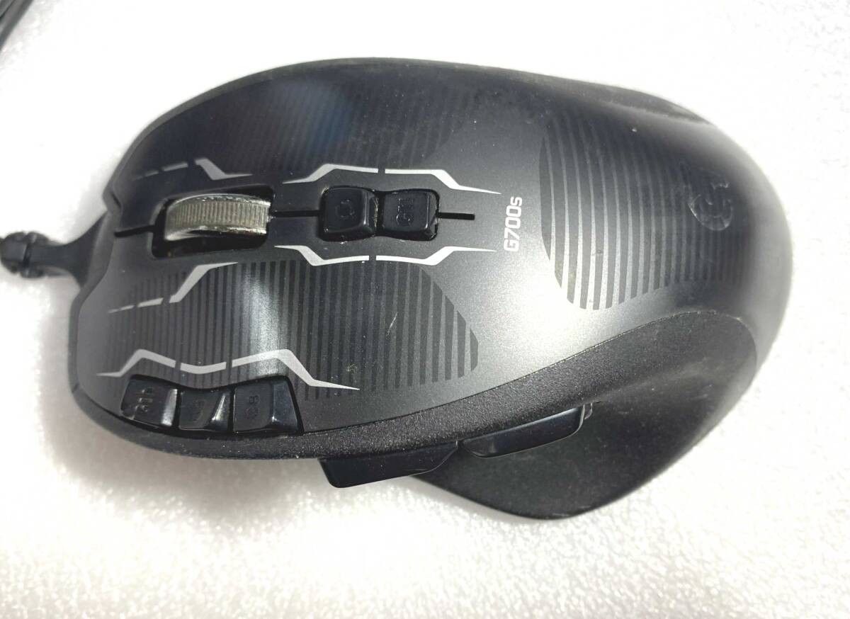 ロジクール Logicool G700S マウス ゲーミングマウス G700s Rechargeable Gaming Mouse G700s （ブラック）_画像2