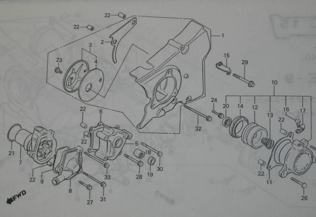 スレーブシリンダーシールセット VT28 VT250FE VT250ZE VT250F2F MC08 ホンダ 純正新品_14番、20番