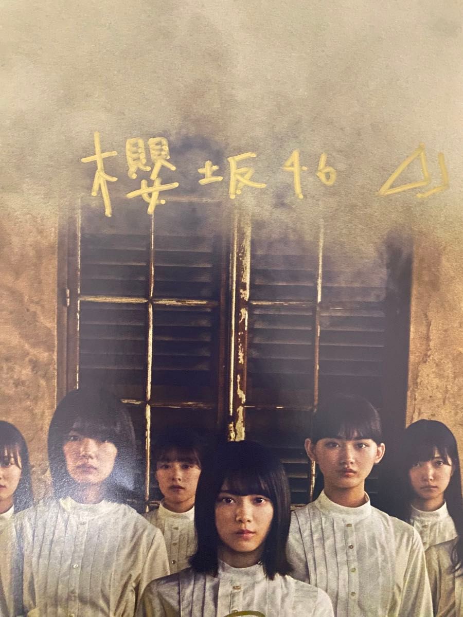 櫻坂46 直筆サイン入り ポスター 当選品 Nobody's fault