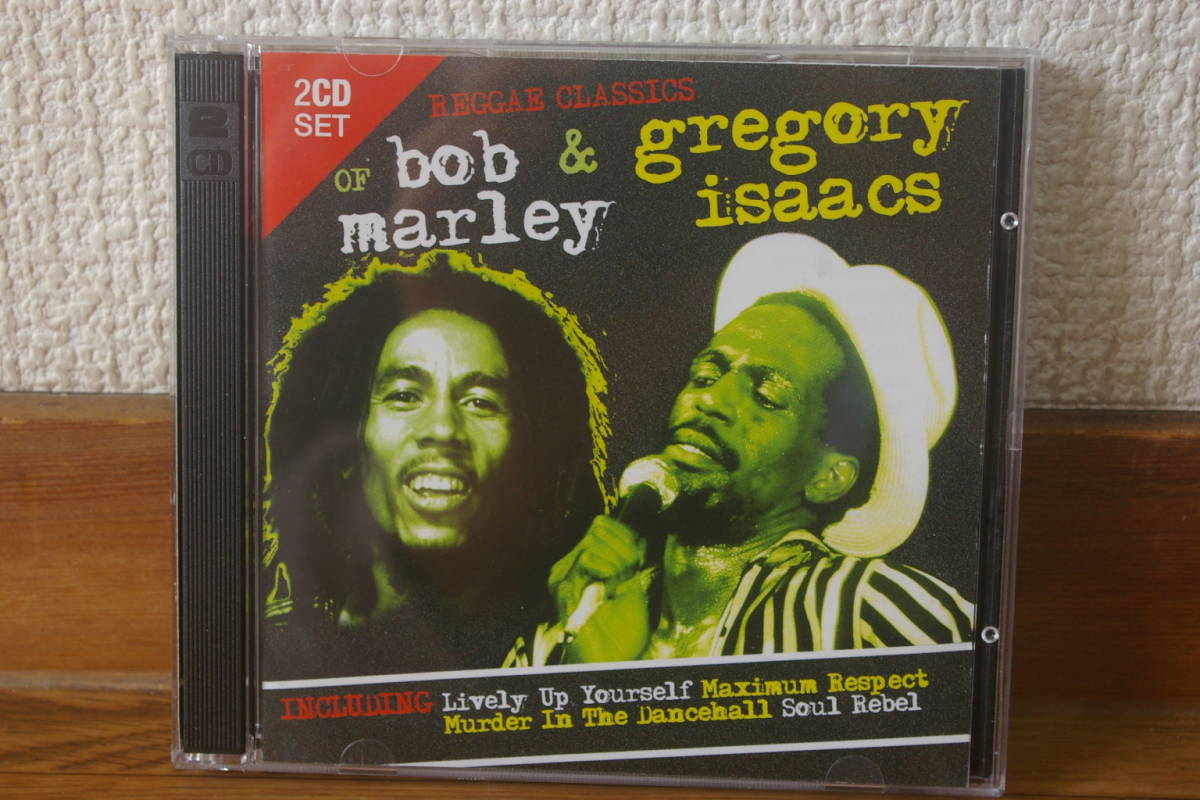 REGGAE CLASSICS OF bob marley & gregory isaacs 中古CD2枚組 若干難あり ボブマーリー グレゴリーアイザックス ボブ・マーリー _画像1