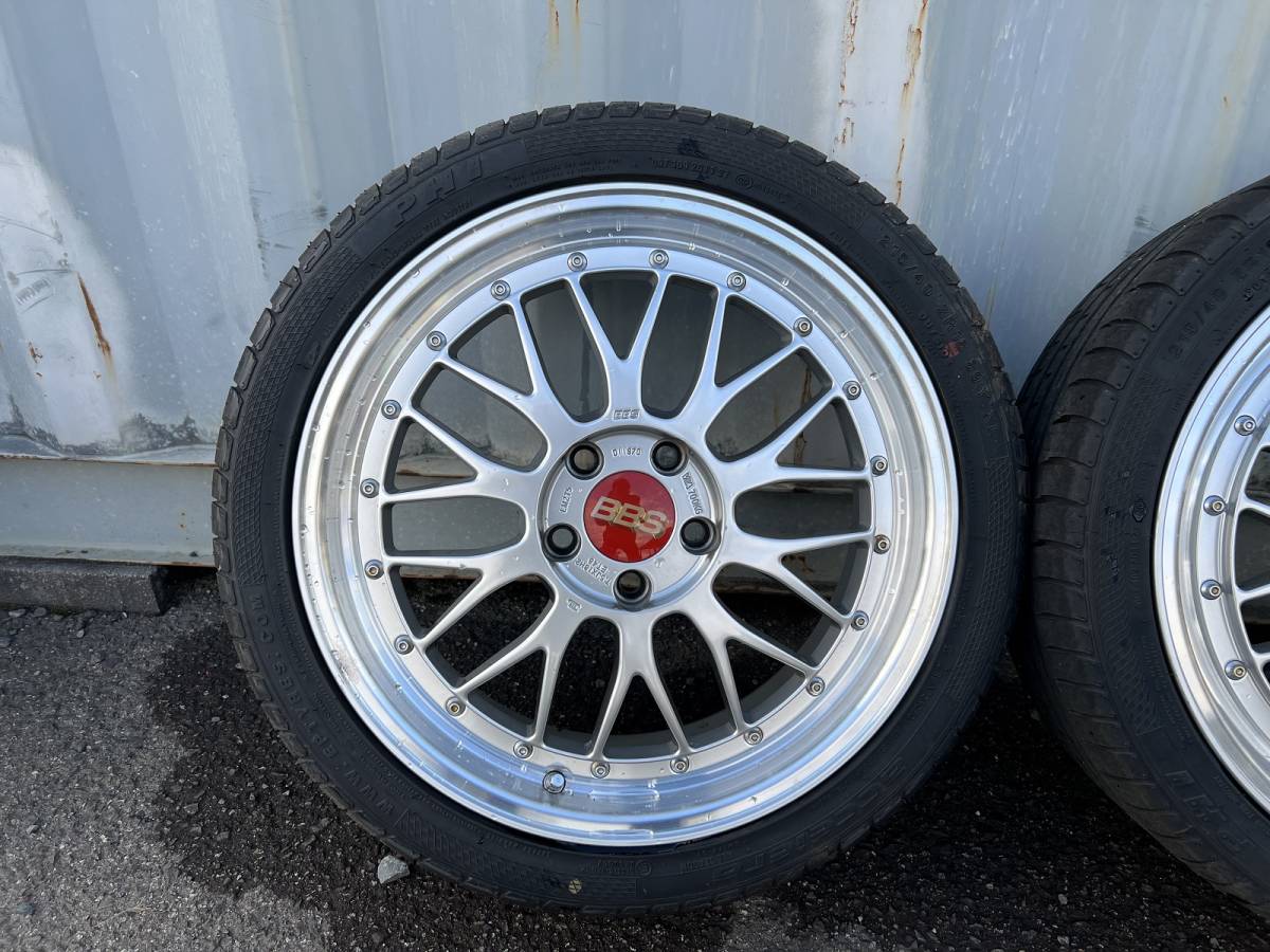 中古品 BBS LM27518インチホイールタイヤ４本セット　BMW MINI F55 F56 F57 F54 F60_画像2