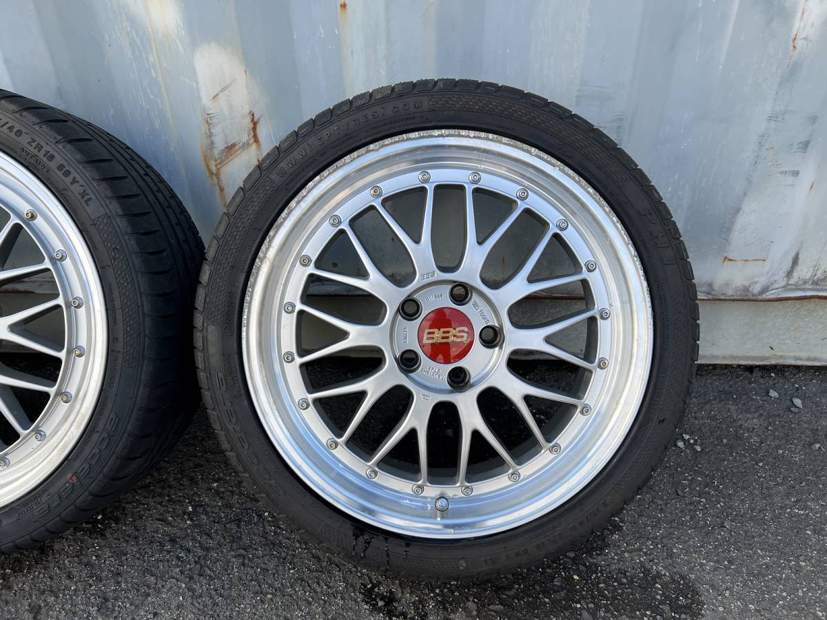 中古品 BBS LM27518インチホイールタイヤ４本セット　BMW MINI F55 F56 F57 F54 F60_画像5