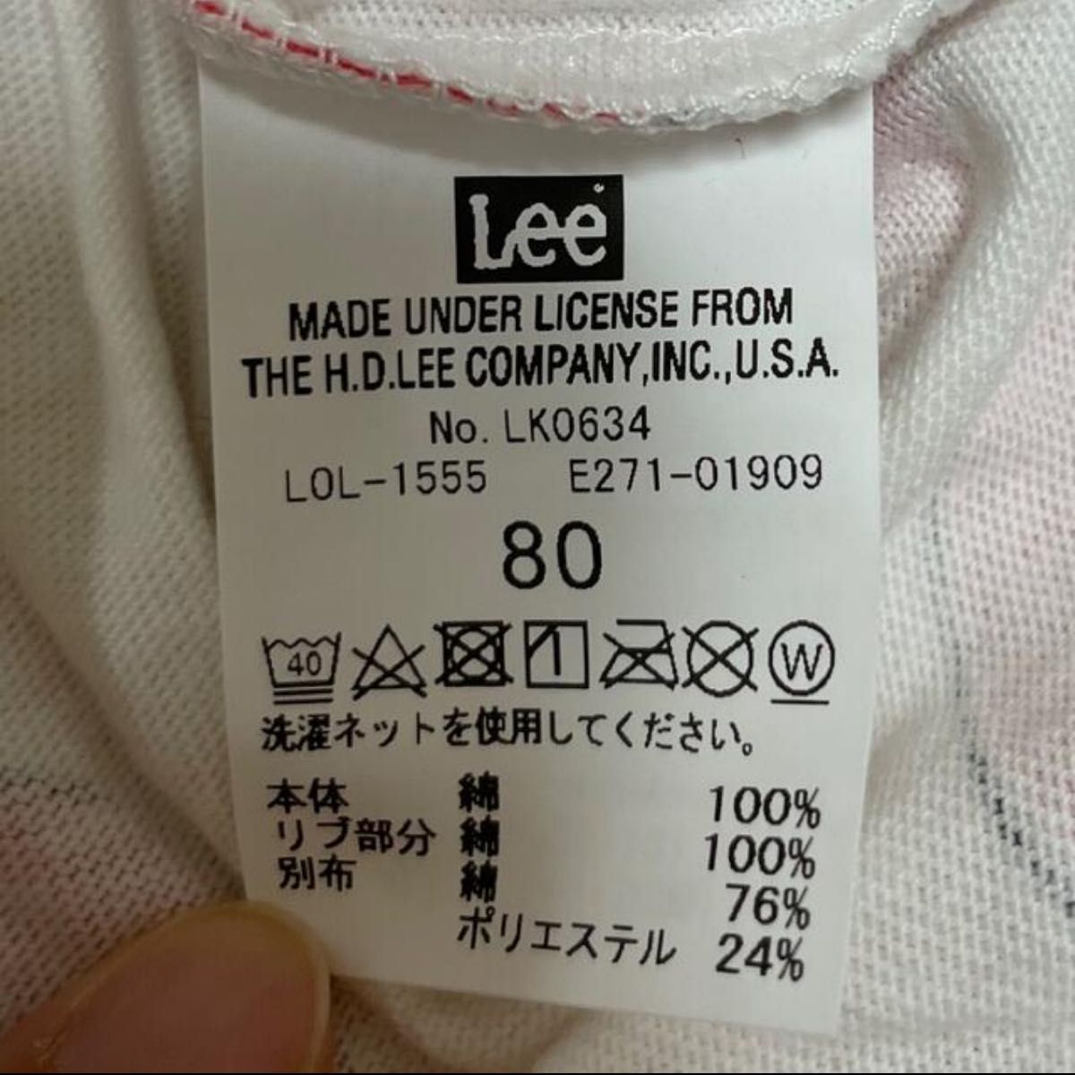 Lee  80サイズ　半袖ロンパース