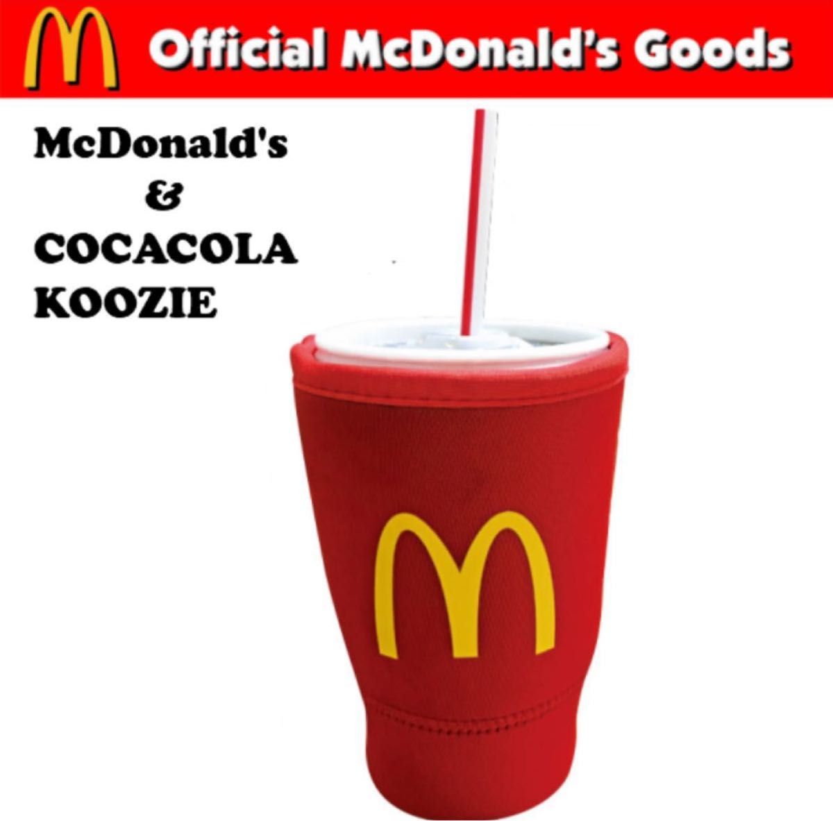 マクドナルドオフィシャルグッズ McDonald's & COCA COLA KOOZIE【マクドナルド ＆ コカコーラ】