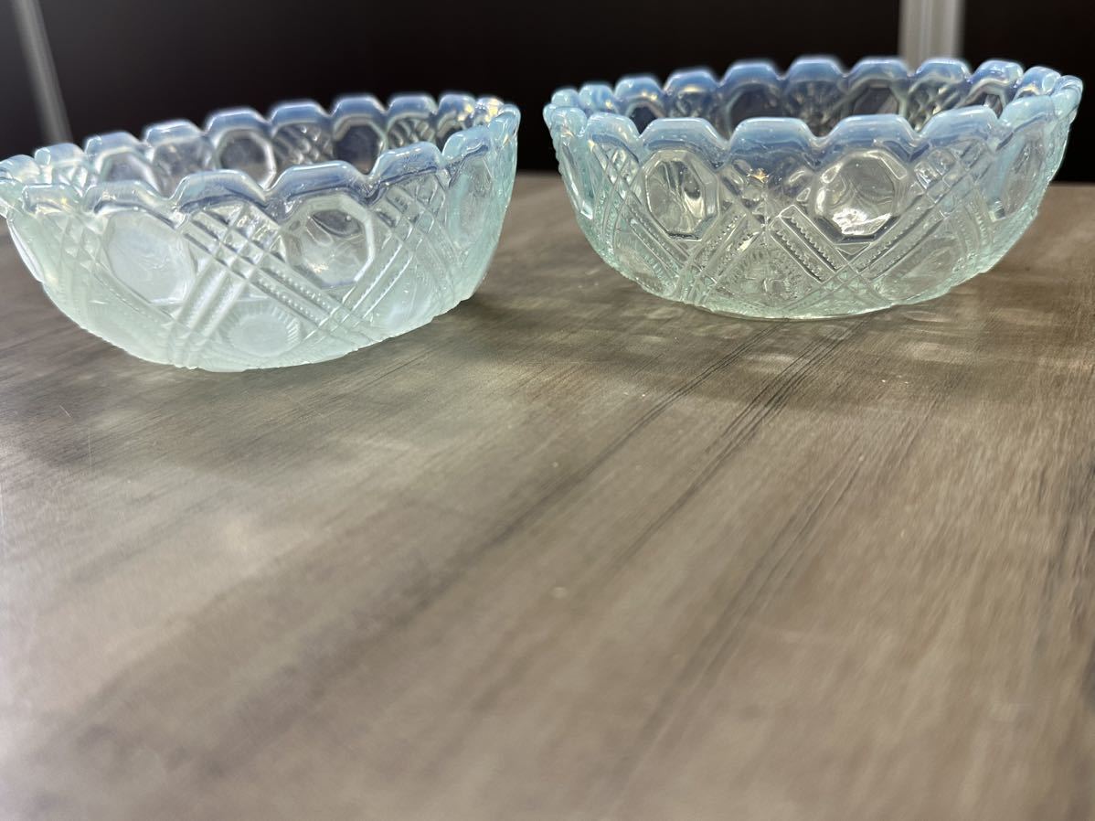 アンティークガラス 小鉢 レトロの画像4