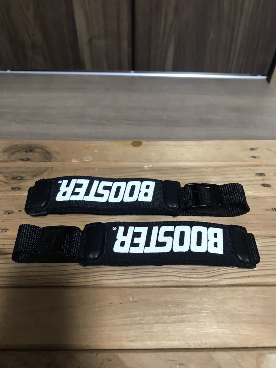 BOOSTER STRAP EXPERT/RACER BLACK ブースター ストラップ エキスパート/レーサー スノーボード アルペン フリースタイル カービング 美品_画像2