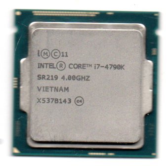 Intel ★ Core i7-4790K　SR219 ★ 4.00GHz (4.40GHz)／8MB／5GT/s　4コア ★ ソケットFCLGA1150 ☆_画像1