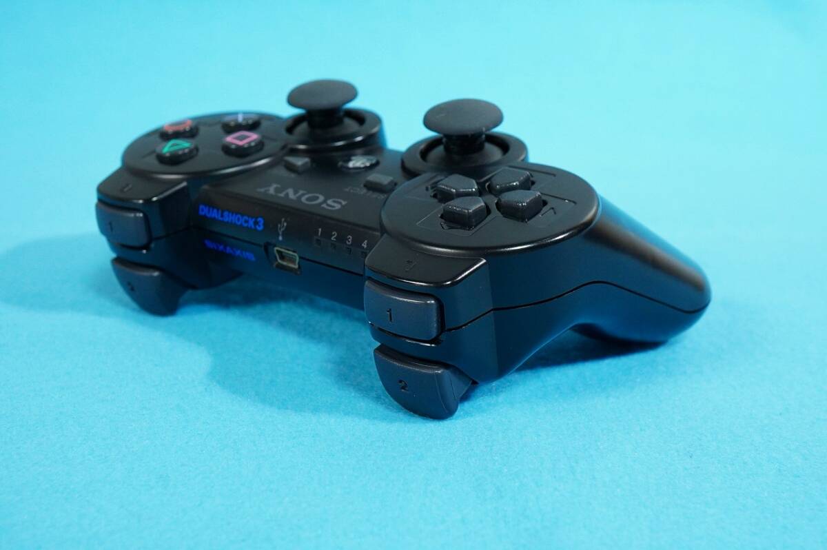 【送料450円～】【ランクA】動作確認済★SONY PS3 純正 コントローラー DUALSHOCK3 ブラック★デュアルショック3★531_画像7