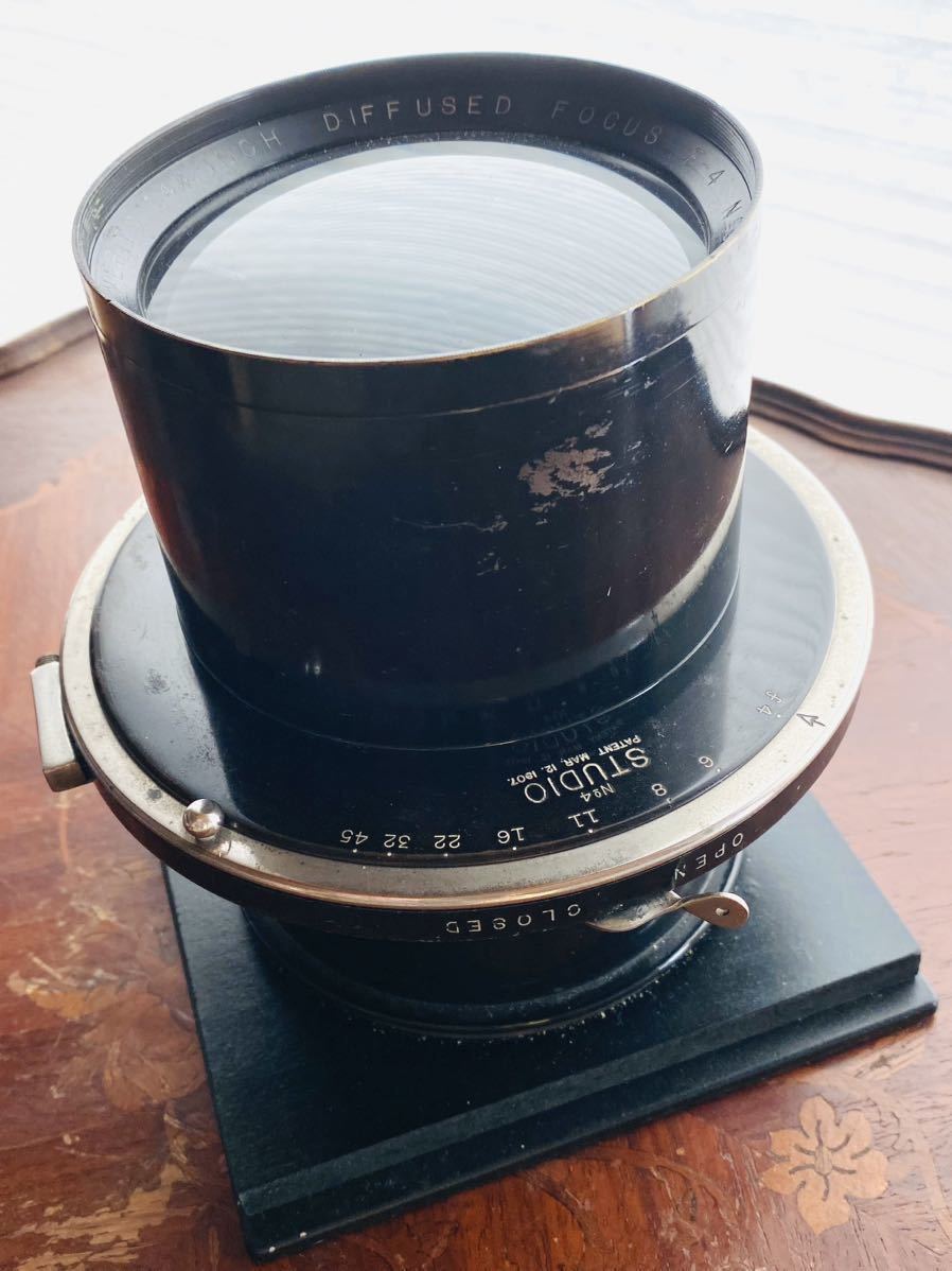 ★wollensak VERITO 14.5inch Diffused Focus★8×10★STUDIO SHUTER