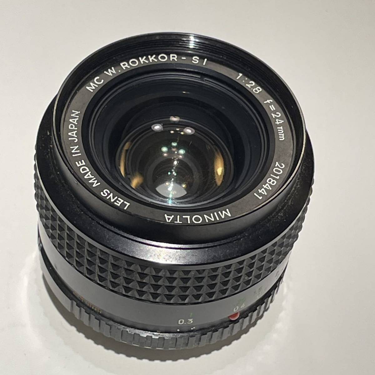 ミノルタ　MINOLTA MC W.ROKKOR-SI 24mm f2.8 ジャンク品_画像3