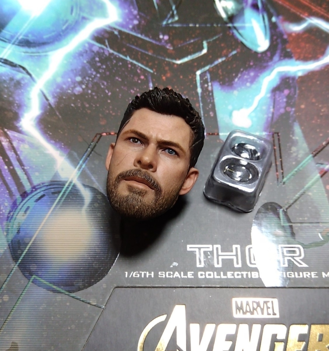 ホットトイズ 1/6スケール ソー インフィニティ・ウォー ヘッド ホットトイズ 1/6スケール ソー インフィニティ・ウォー ヘッド