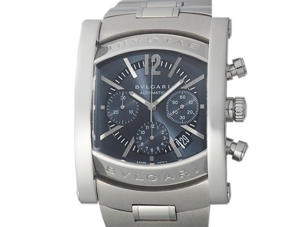 Shimizuya 《Бесплатная доставка》 Bulgari Ashoma Chronograph AA48SCH AA48C14SSSDCH