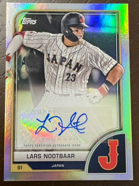 ラーズ・ヌートバー LARS NOOTBAAR　直筆サインカード　topps 2023 World baseball classic カード