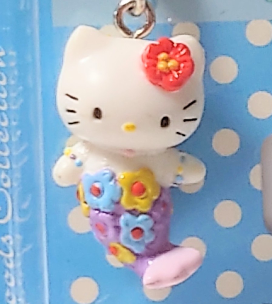 ハローキティ グッズコレクション Kitty Goods Collection KGC マスコット アソート 根付け マーメイド ゴスロリ バスローブ アリス 2005年_画像3