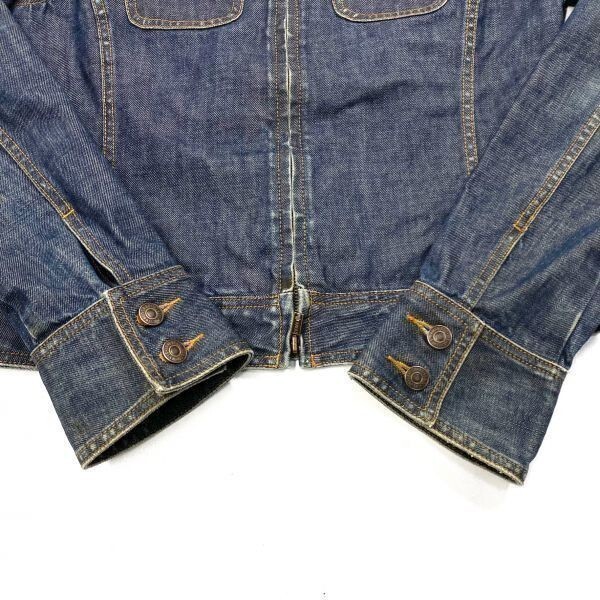 90s Levi's RED TAB IDEALジップ デニムジャケット レディースM 【a0142】_画像8