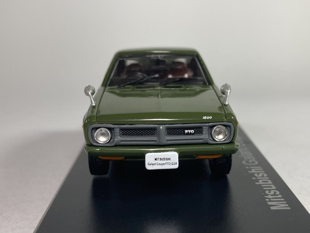 三菱ギャランクーペ Mitsubishi Galant Coupe FTO GSR (1973) 1/43 - アシェット国産名車コレクション Hachette_画像8