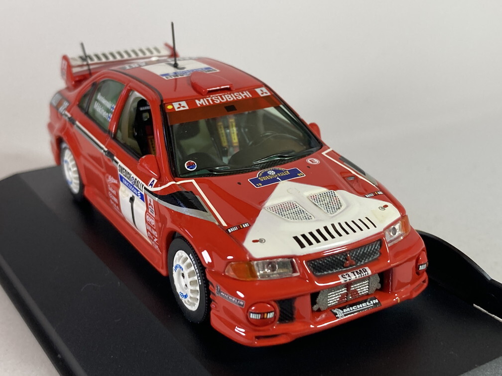 三菱 ランサー エヴォリューション Mitsubishi Lancer Evo. VI Winner International Swedish Rally 1999 1/43 - スキッド SKID_画像7