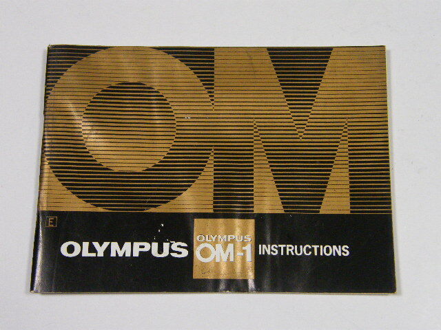 ◎ OLYMPUS OM-1 オリンパス OM-1 INSTRUCTIONS 使用説明書 (外国語・E )_画像1