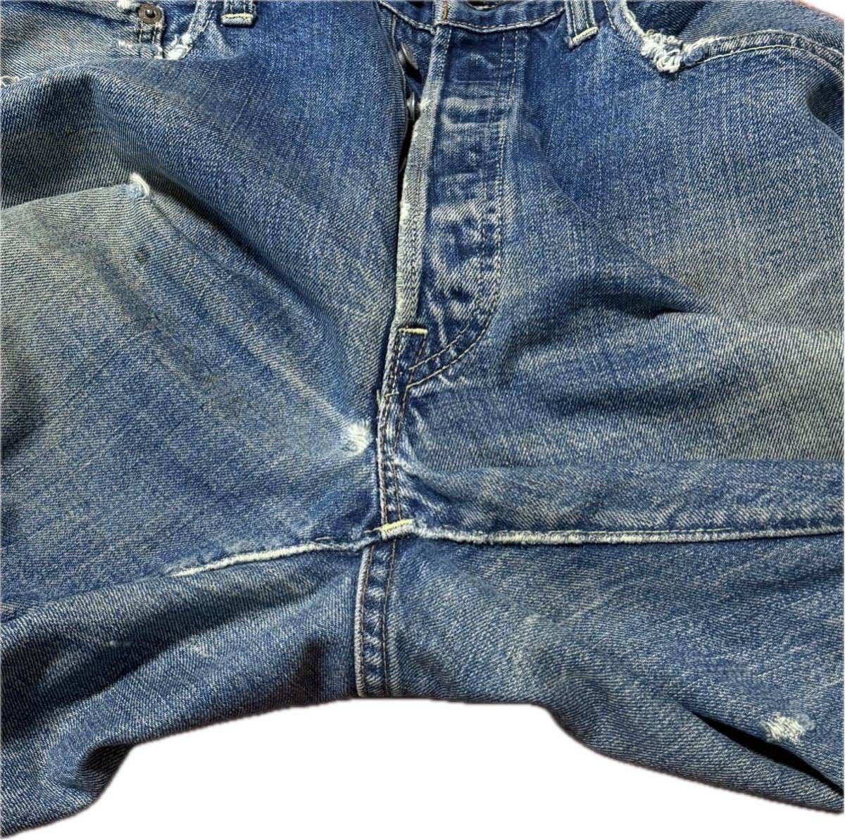 LEVI’S LEVISリーバイス 501 BIGE 刻印6 DP-011 オリジナル ヴィンテージ ビンテージ 検) 505 550 560 606 646 684 702_画像7