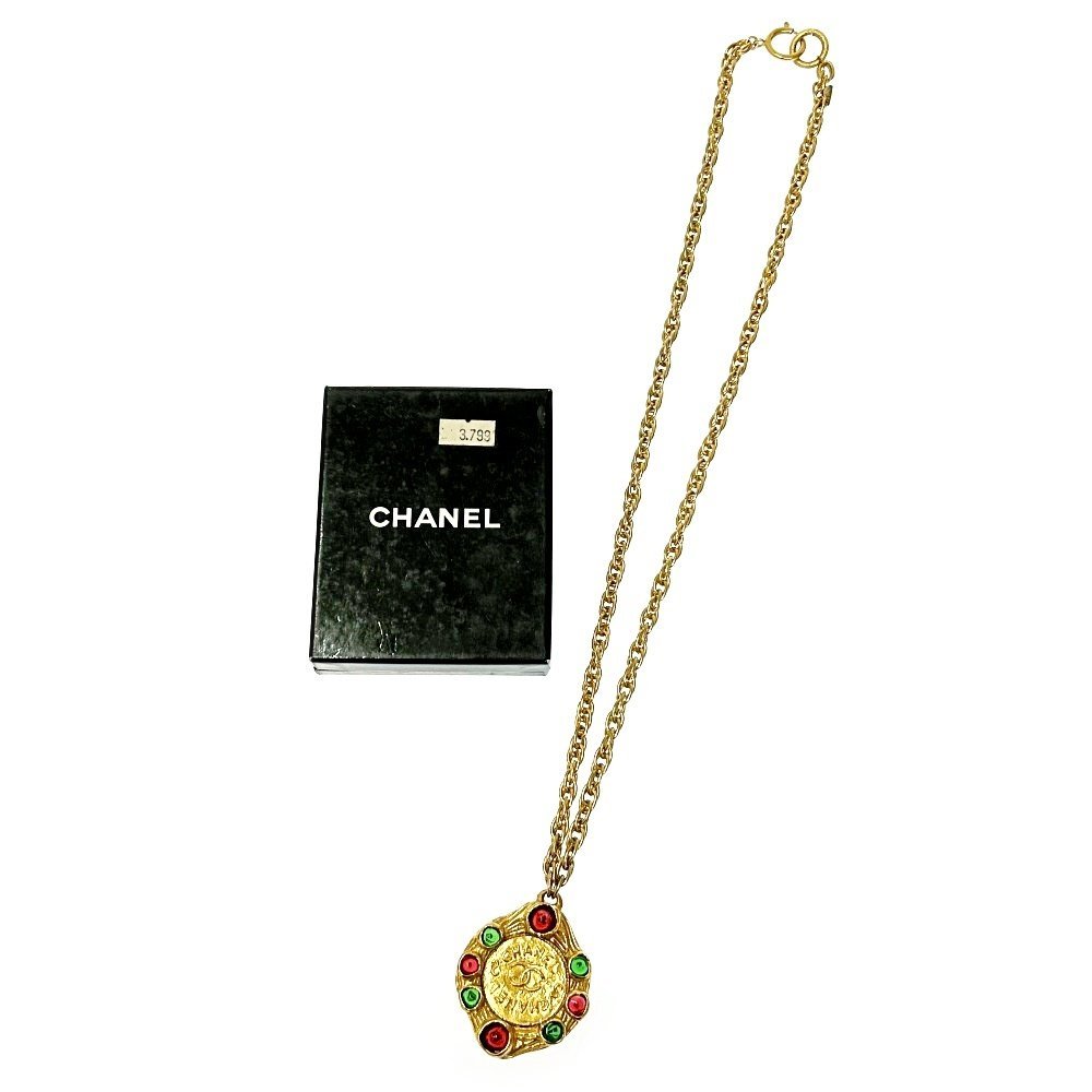 【箱付き】 CHANEL シャネル GP ココマーク グリポア ネックレス レディース 241244 ネックレス_画像10