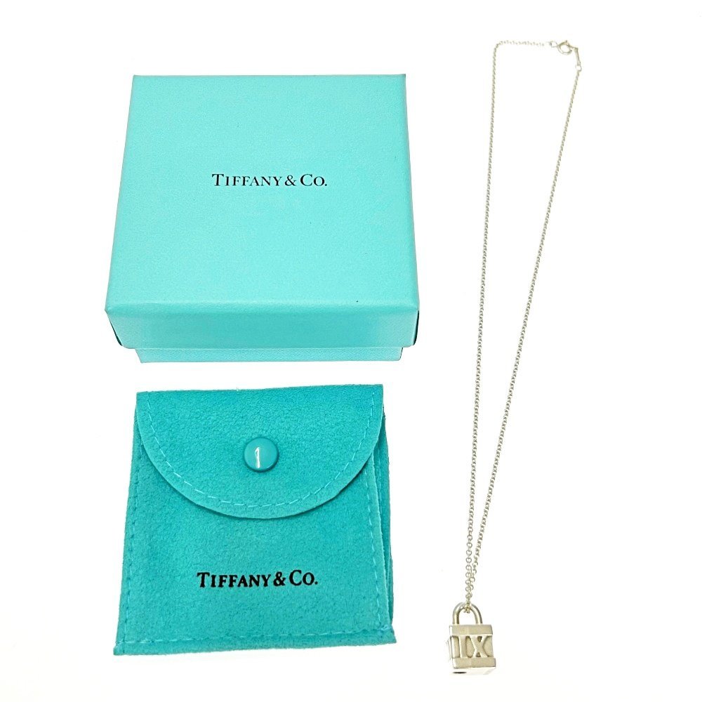 【1円スタート】【箱付き】TIFFANY&Co. ティファニー シルバー アトラス キューブ 12.6g 925刻印 ネックレス 242199_画像1