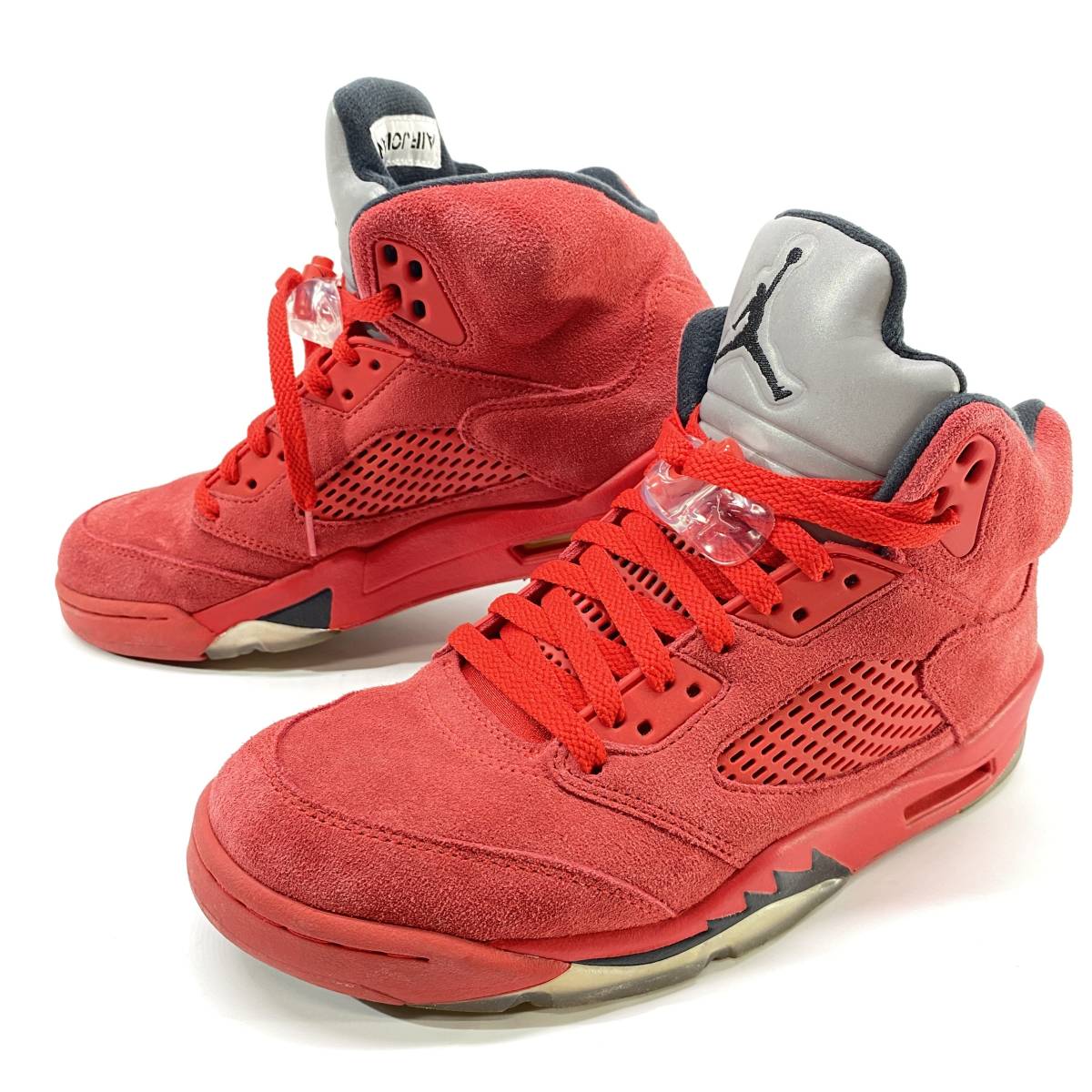 1円～ 8T31790124 NIKE ナイキ スニーカー AIR JORDAN 5 Retro スニーカー 136027-602 レトロ スエード 26.5cm 現状品 コレクション _画像1