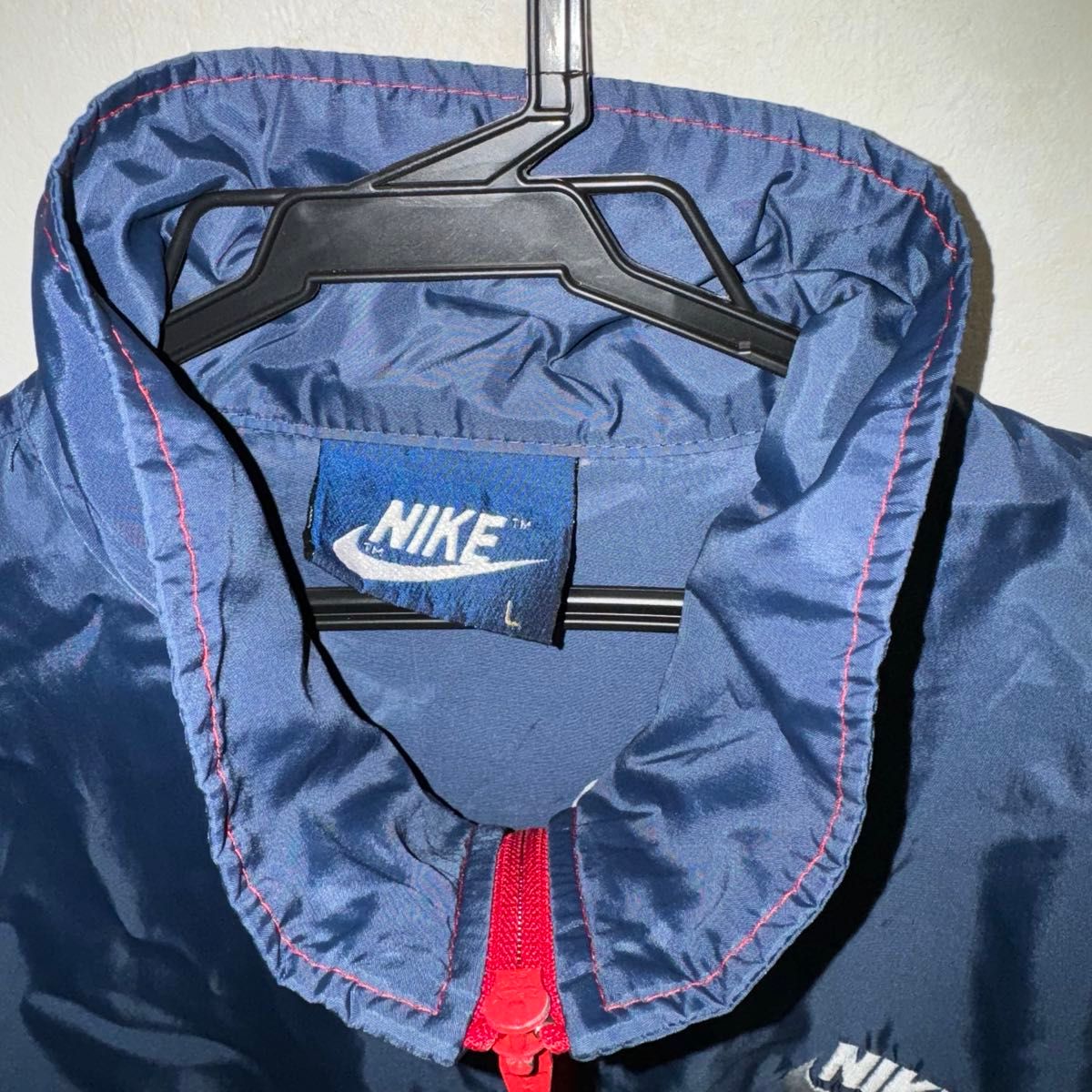 80s ナイキ NIKE 紺タグ G-DRAGON 着用 ナイロンジャケット L 80s ナイキ NIKE 紺タグ G-DRAGON 着用 ナイロンジャケット L