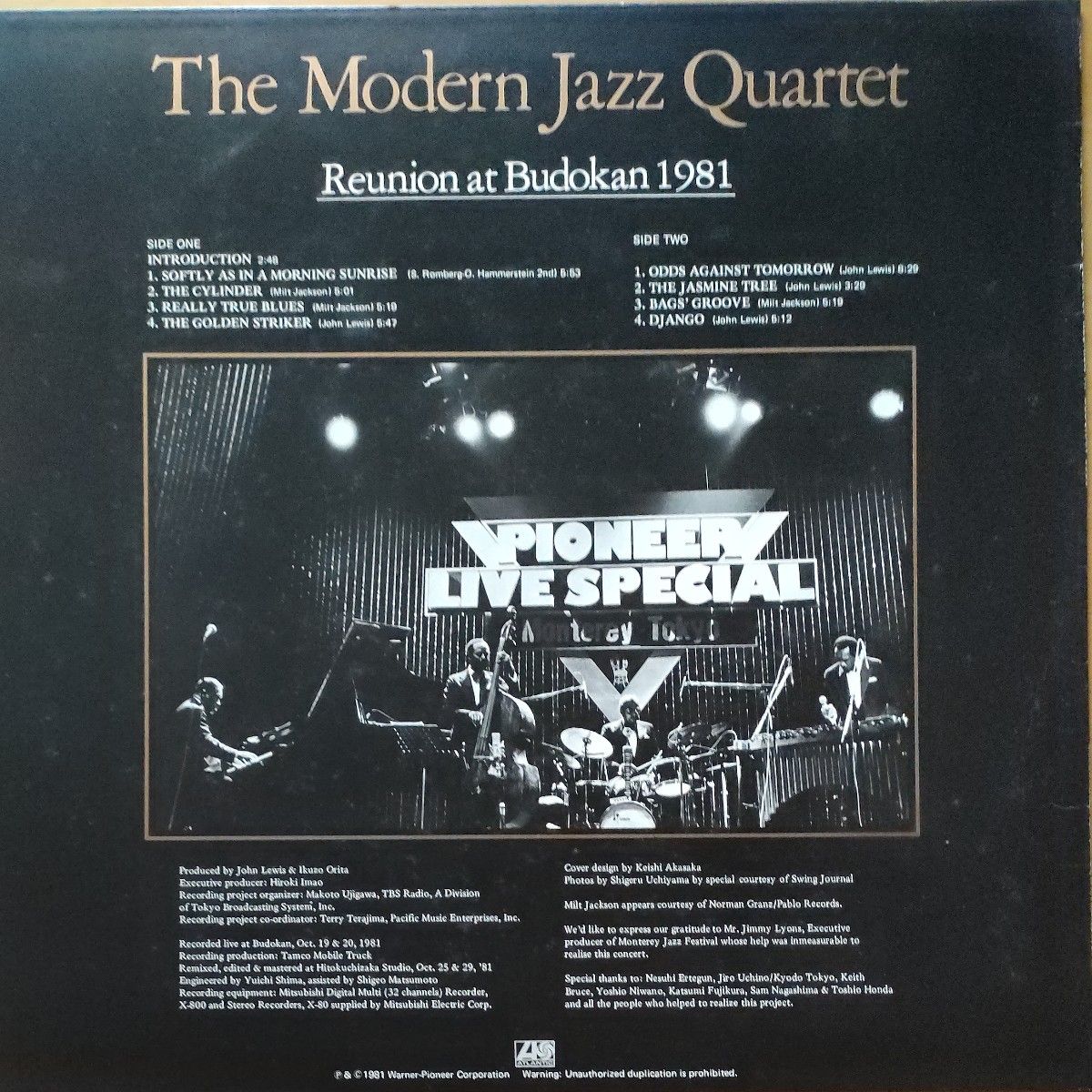 Reunion at Budokan 1981/THE MODERN JAZZ QUARTET