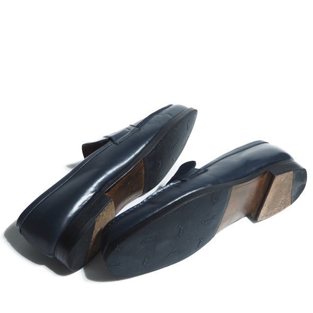 K1505R43 #J.M. WESTON JM J M waist n# 180signi tea - Loafer shoes navy 8E/29cm dress shoes navy blue 