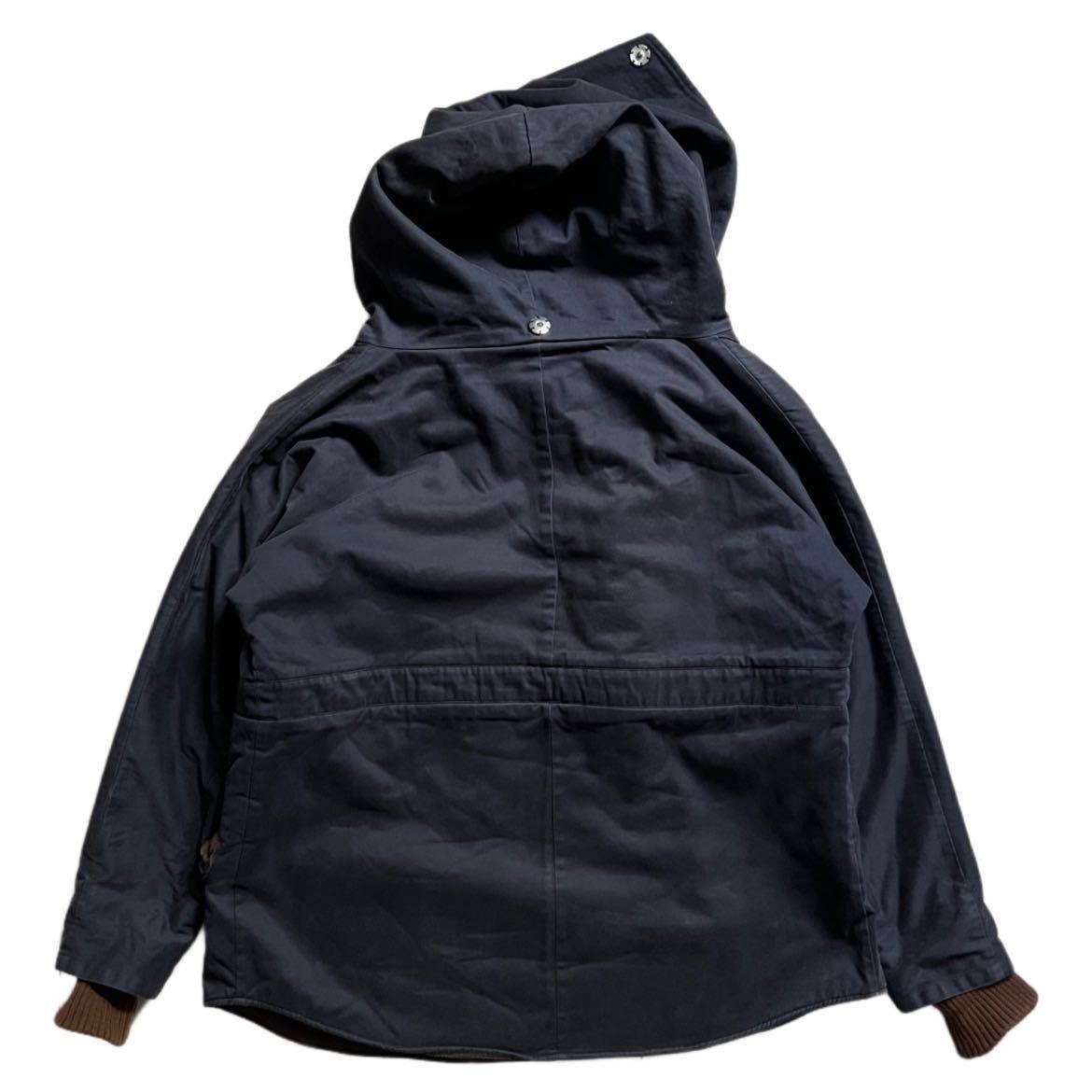 Rare 00s LEH military gimmick design jacket Japanese label archive collection レー ミリタリー 変形 コート ジャケット vintage 希少_画像4