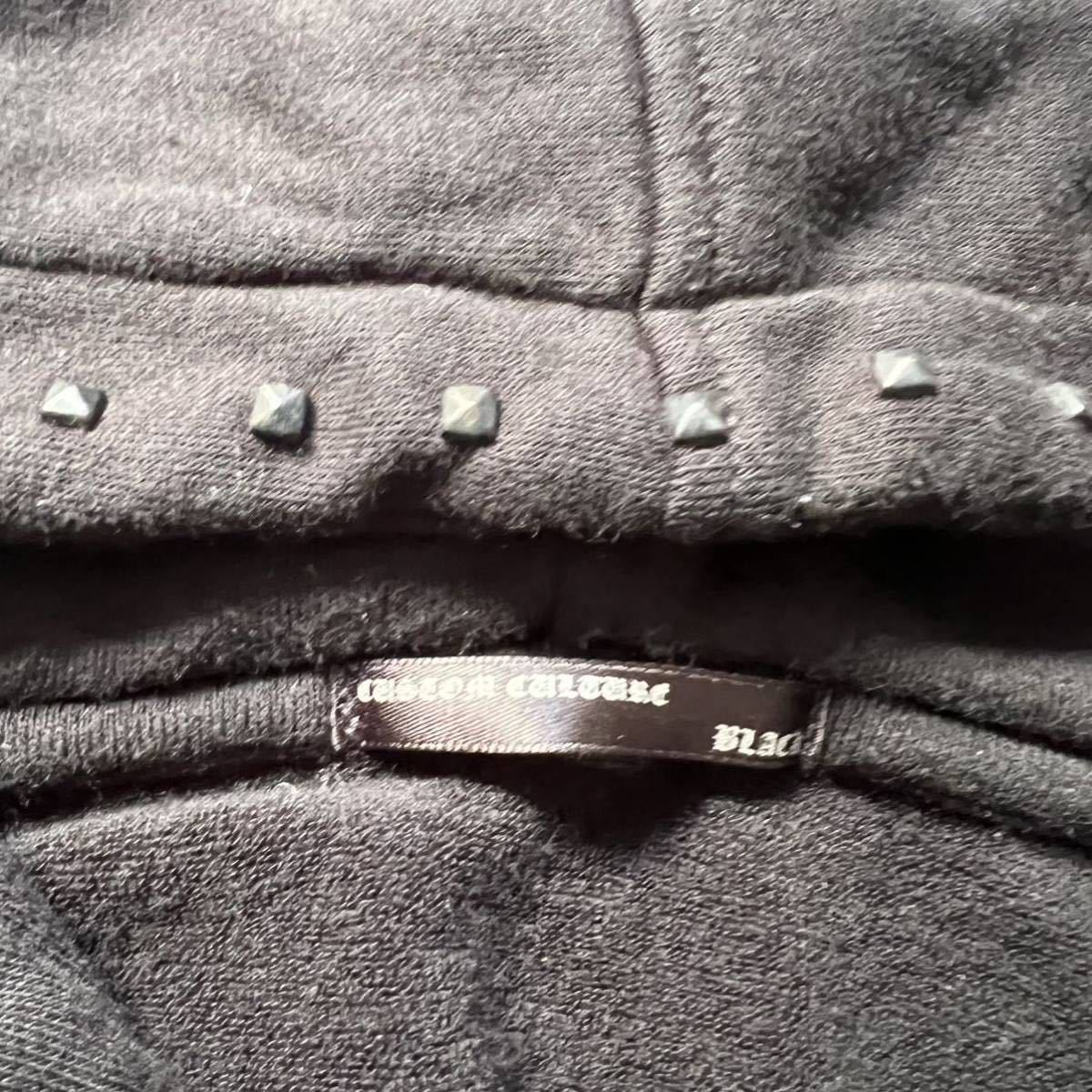 Rare 00s COSTUM CULTURE snake leather studs zip hoodie Japanese label chrome hearts a&g lgb goa ifsixwasnine 14thaddiction Y2K_画像7