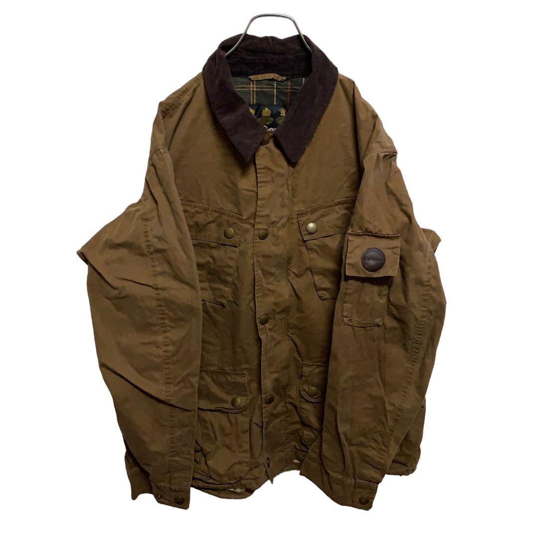 １スタ バブアー XL 古着　DRYBURGH コットン ジャケット ブラウン　Barbour I11 メンズ_画像2