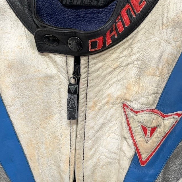 １スタ DAinese 52アメリカ古着 バイク　モーターサイクル　レーシング　レザー　ライダースジャケット　ブラック　16 メンズ_画像7