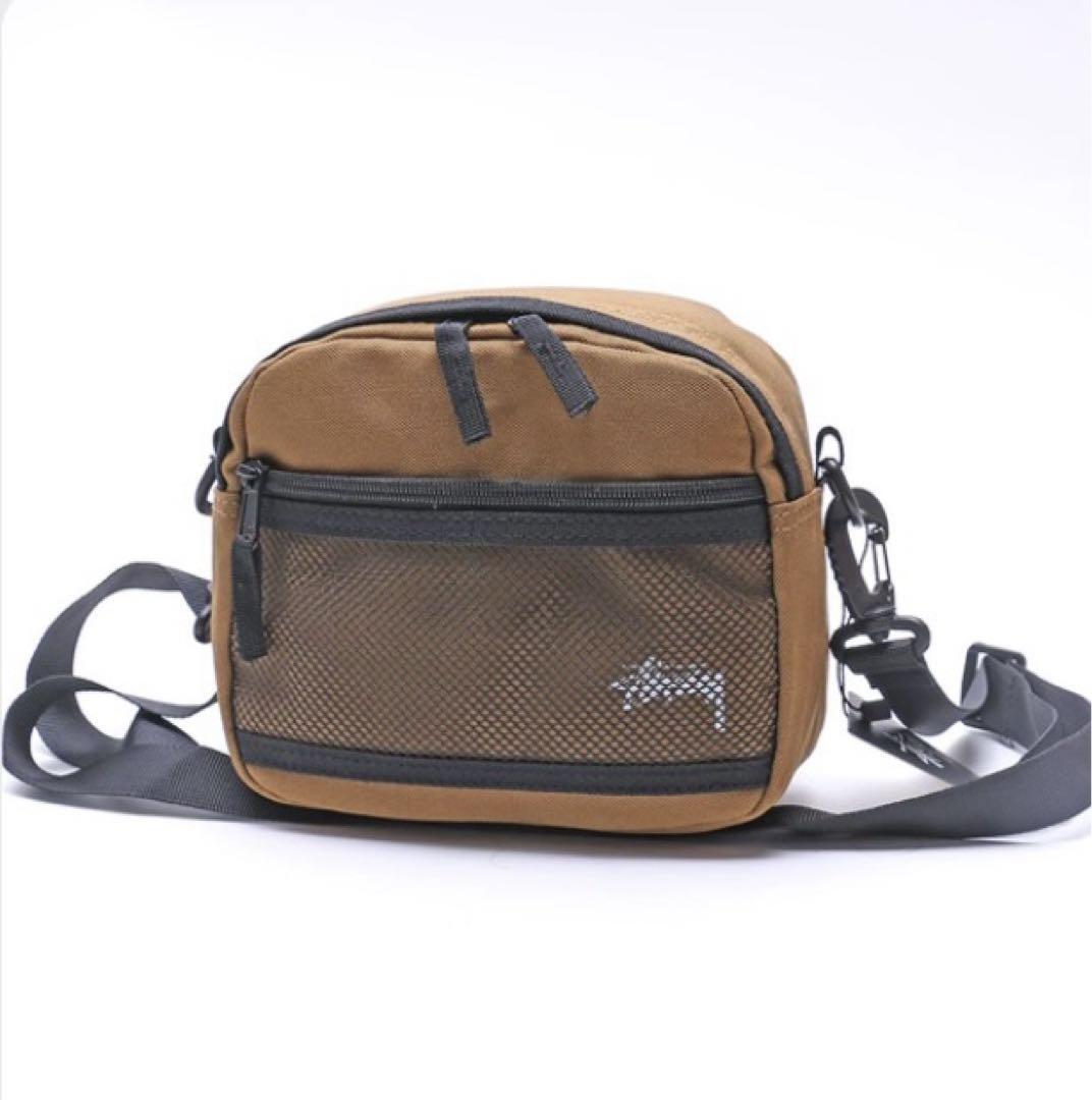 STUSSY ステューシー ショルダーバッグ モカ_画像1