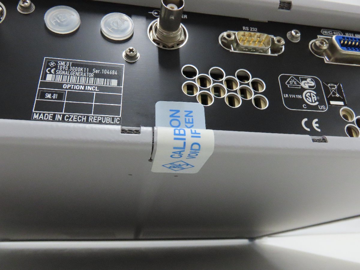 ◎140☆Rohde&Schwarz ローデシュワルツ シグナルジェネレータ SML01☆0209-165の画像4