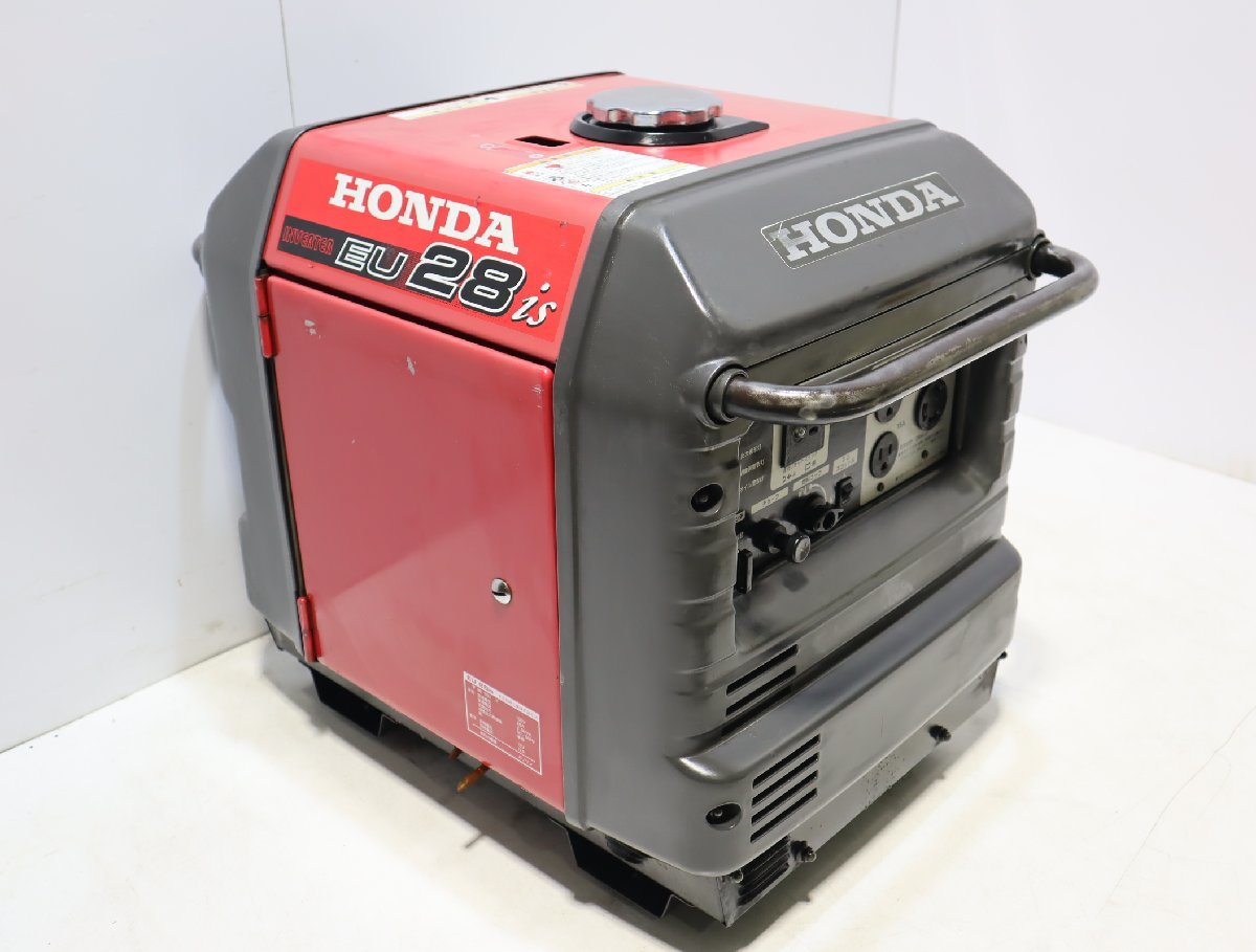 西H☆ホンダ HONDA EU28iS 防音型 インバーター発電機　オイル交換済み　50/60Hz◆3I-072