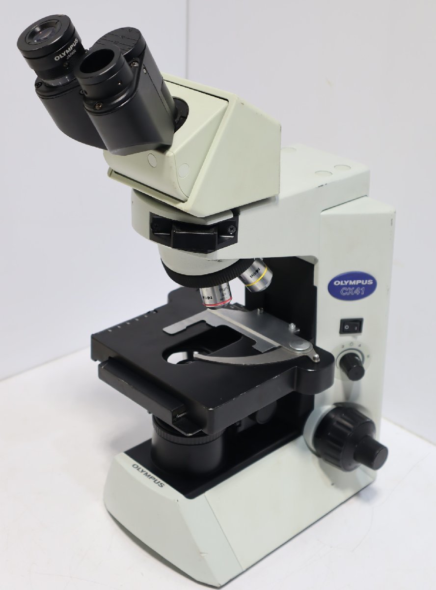 140☆OLYMPUS オリンパス CX41LF 生物顕微鏡　接眼レンズPlanC N 40/10/4◆3I-823