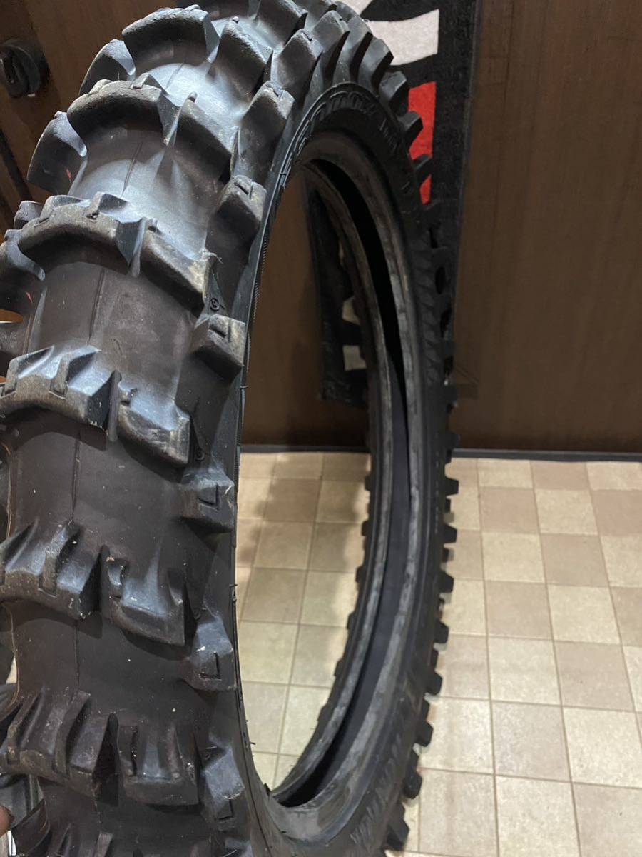 中古MCタイヤ 2022年製造 DUNLOP GEOMAX MX14 110/90-19 ダンロップ ジオマックス 110 90 19 3622 M2842_画像4