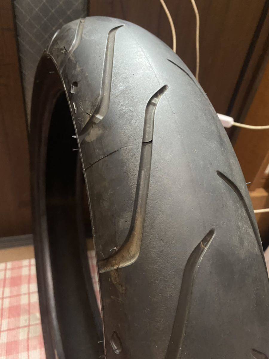 中古MCタイヤ MICHELIN SCORCHER“11” HARLEY-DAVIDSON 120/70ZR18 ミシュラン 120 70 18 3920 M3006_画像3