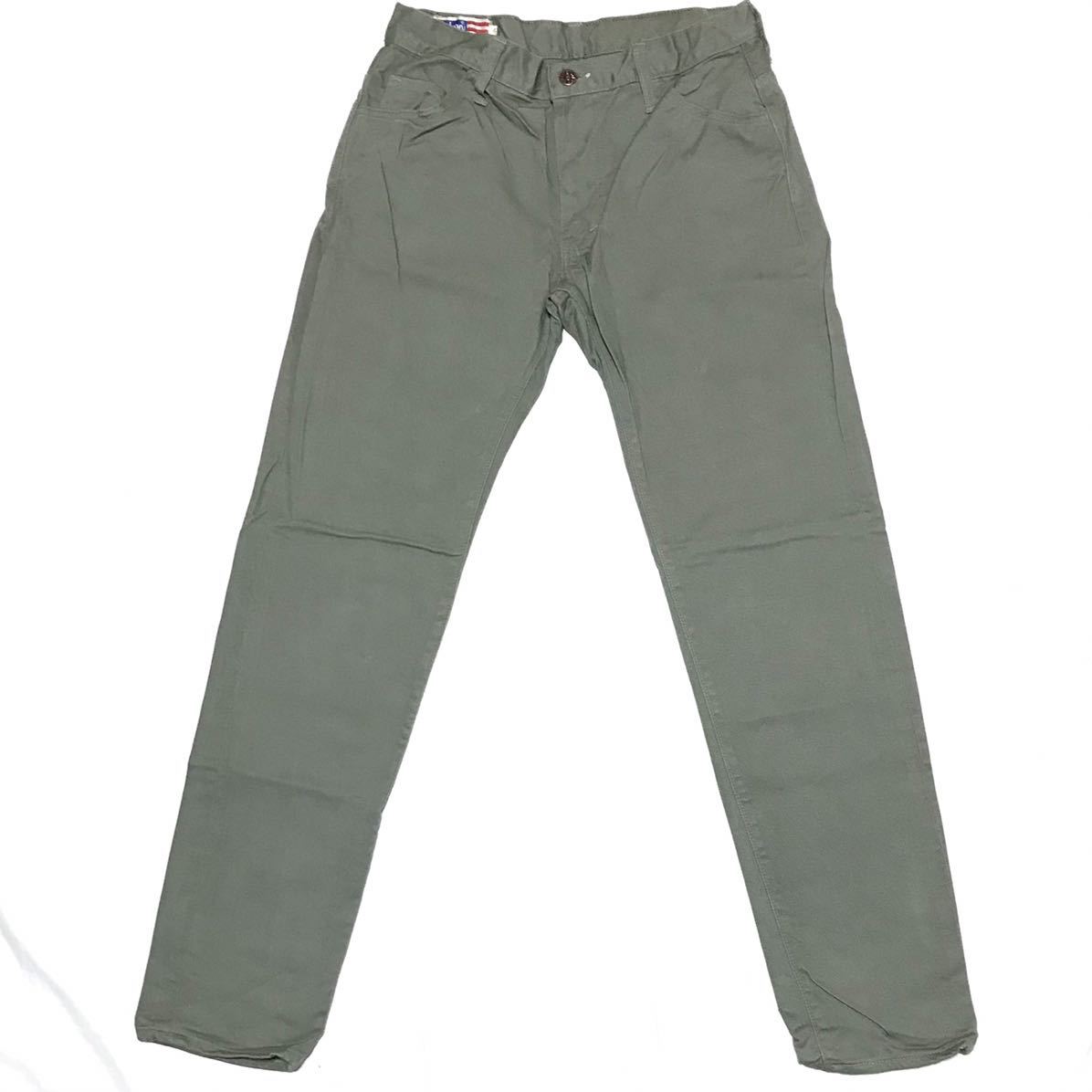 [ неиспользуемый товар ]70s 80s BOBSON 720 Bobson цвет джинсы W32/81. серый Vintage тонкий Denim брюки сделано в Японии Okayama снят с производства 8