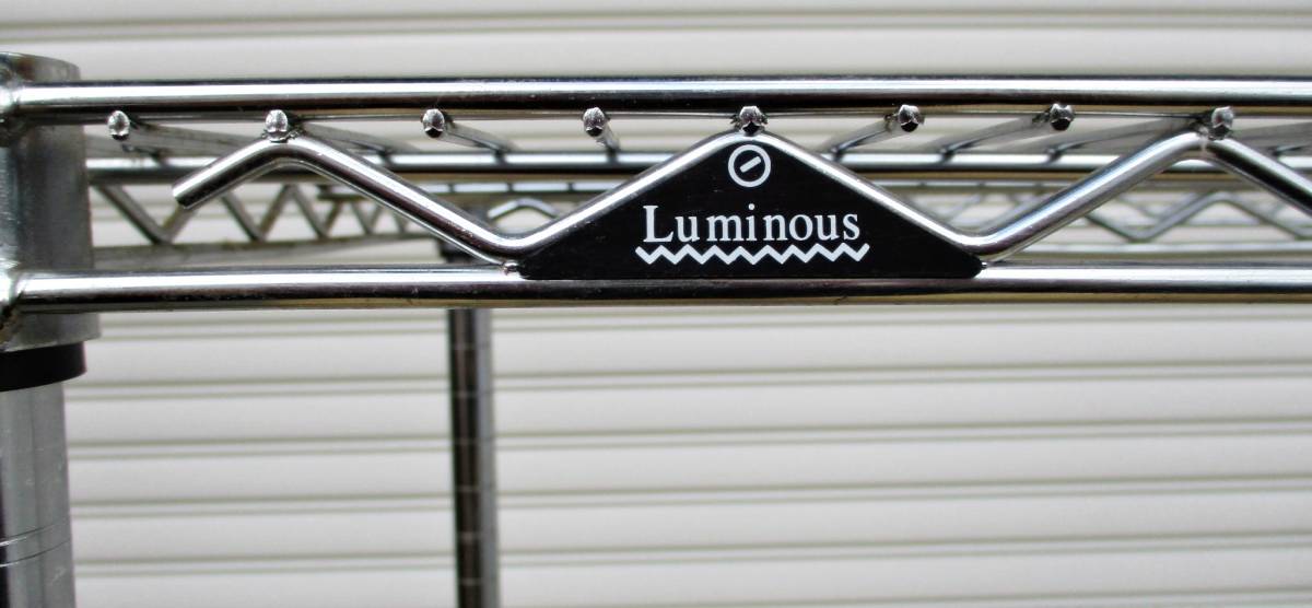 安値　売り切り　ルミナス　スチールラック　スチールシェルフ　4段　メタルラック　飾り棚　ワイヤーラック　オープンラック　Luminous　_画像7