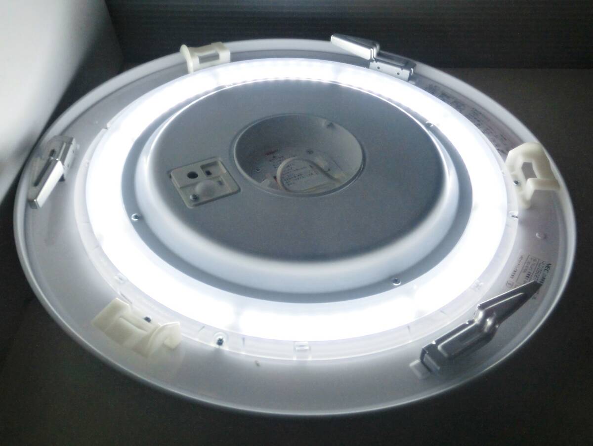 NEC LED シーリングライト HLDZB08TN 動作良好 ～8畳 天井照明 照明器具 ライト リモコン付き 調光の画像4