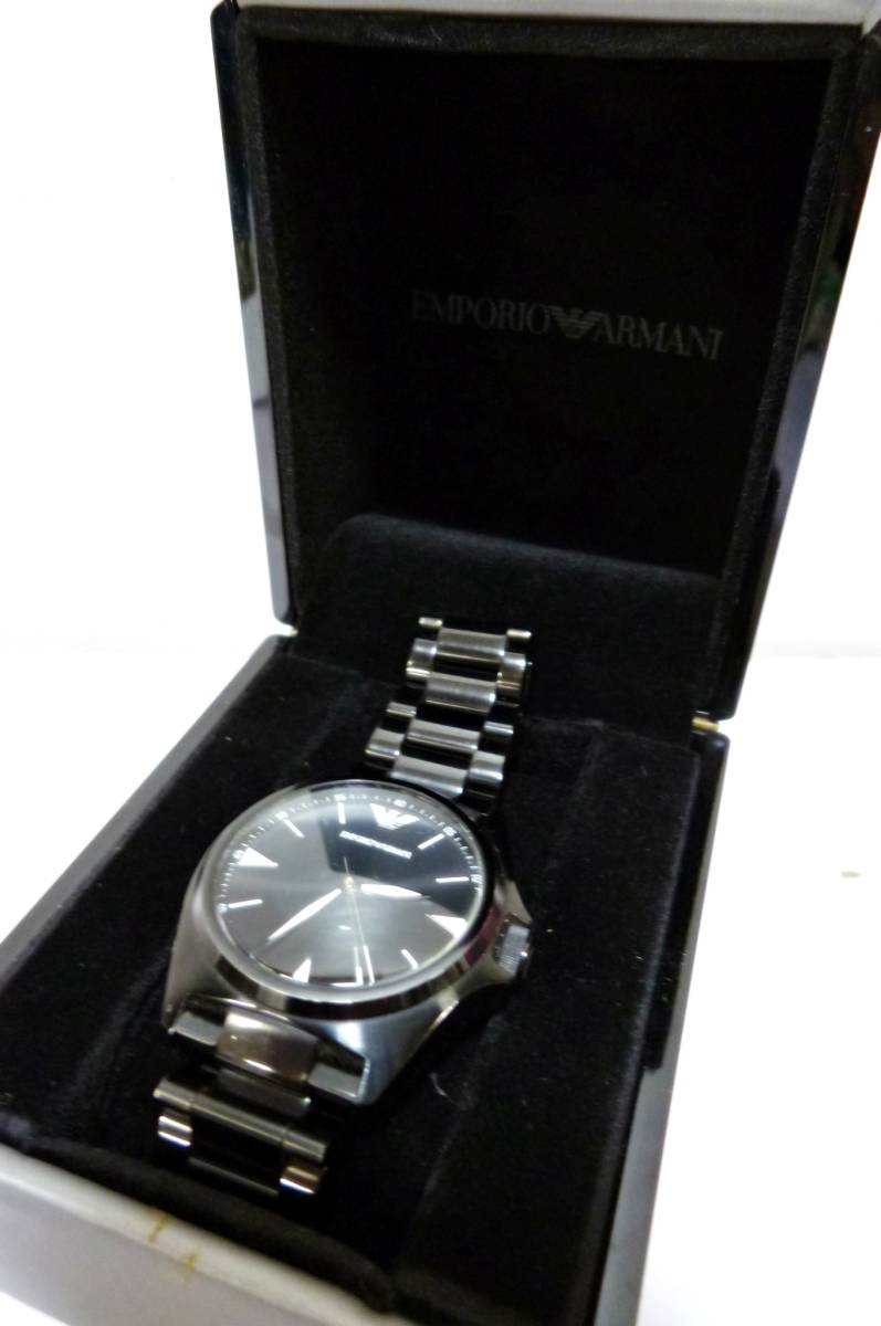  Emporio Armani наручные часы NICOLA AR11257 мужской работа хороший раунд type три прямоугольник указатель retro EMPORIO ARMANI