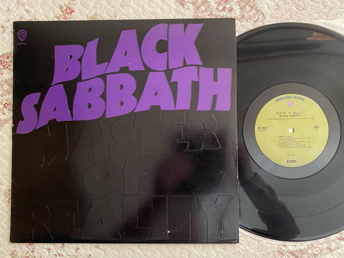 【US盤LP初回緑ラベル・ポスター付】Black Sabbath／Master Of Reality／BS 2562_画像1