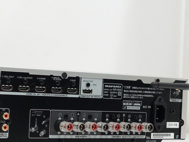 ■□marantz NR1200 ハイレゾ対応 プリメインアンプ マランツ□■019555003□■_画像6