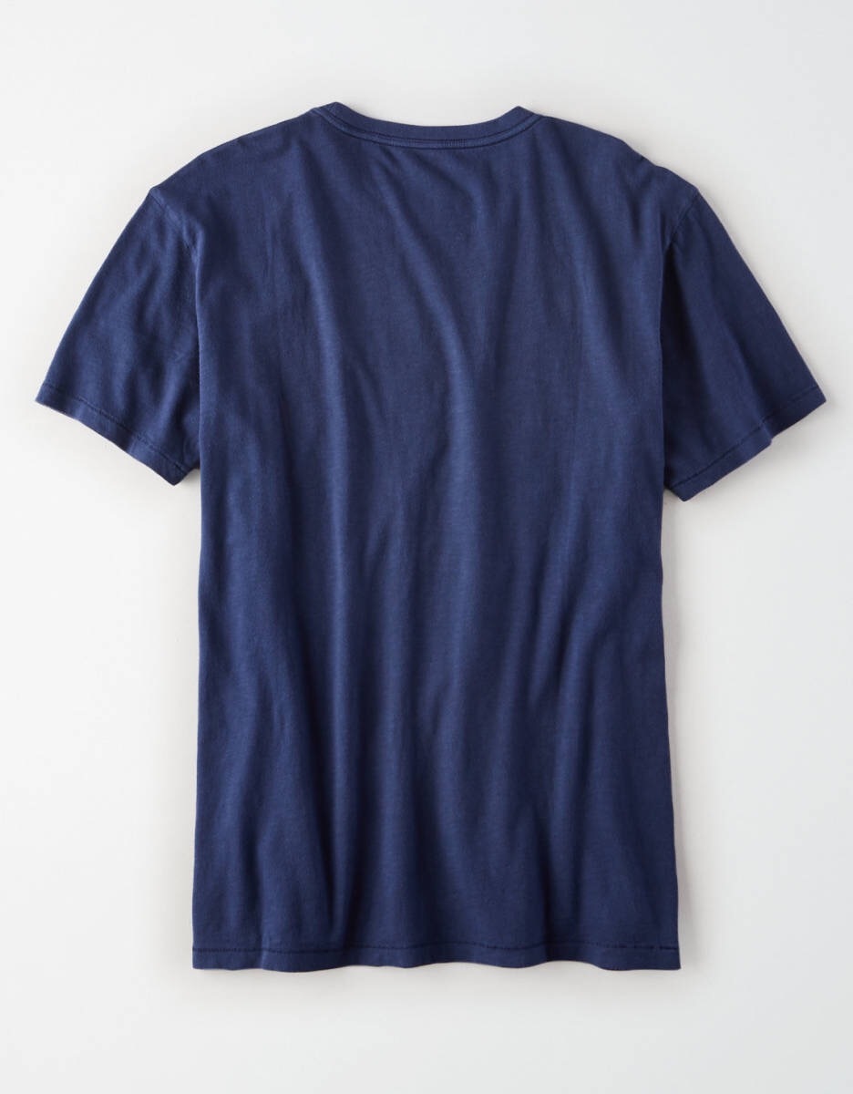 セール! 残りわずか 正規品 本物 新品 アメリカンイーグル クルーネック Tシャツ AMERICAN EAGLE 最強カラー ネイビー 紺 刺繍あり XS ( Sの画像2