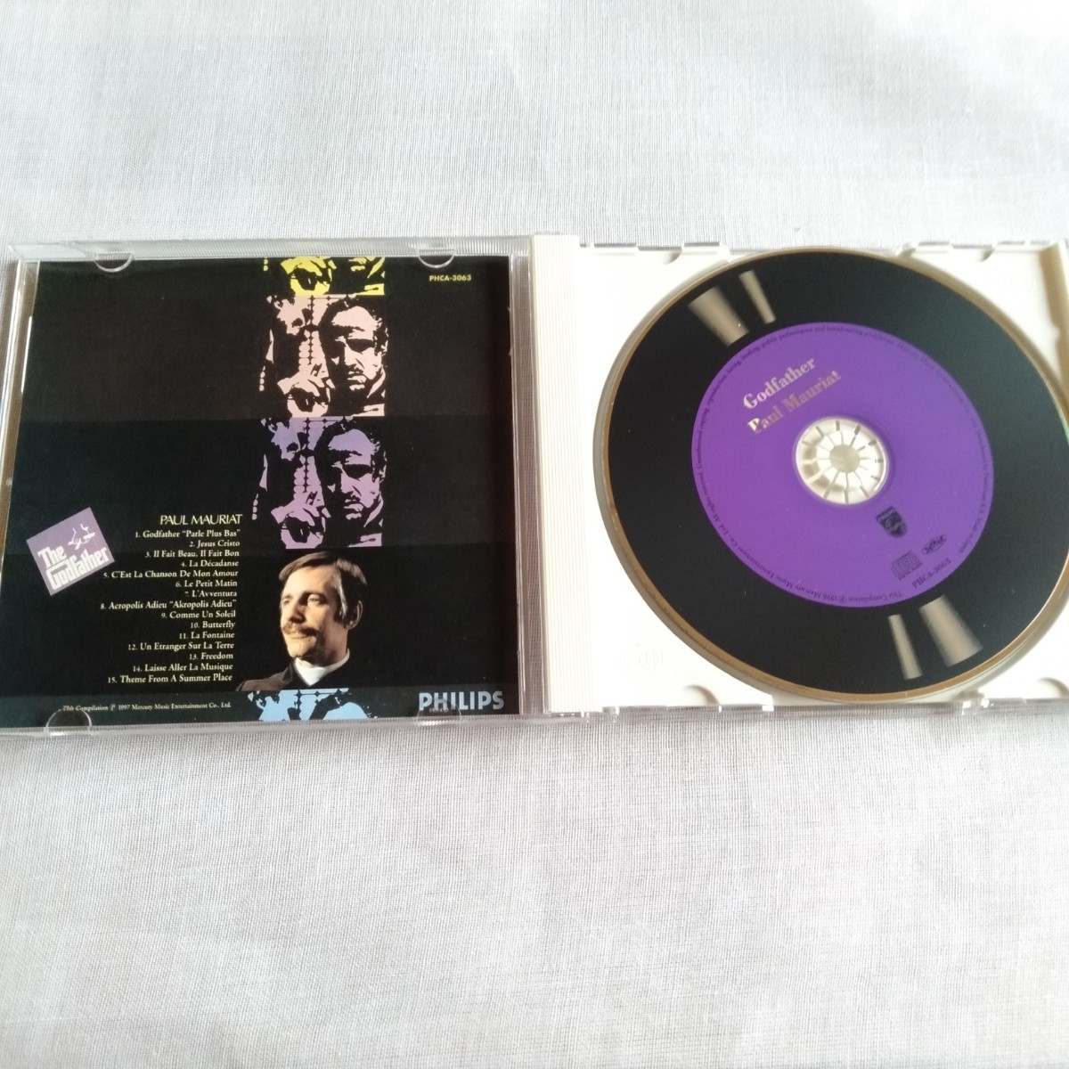 S037 Godfather Paul Mauriat ゴッドファーザー CD ケース状態A クラシック オーケストラの画像3