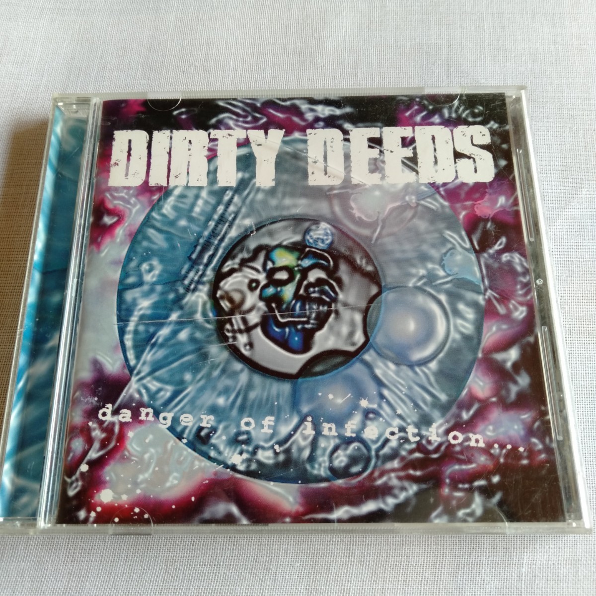 S068 DIRTY DEEDS danger of infection ダーティー・ディーズ デンジャー・オブ・インフェクション 帯付き CD ケース状態Bの画像1