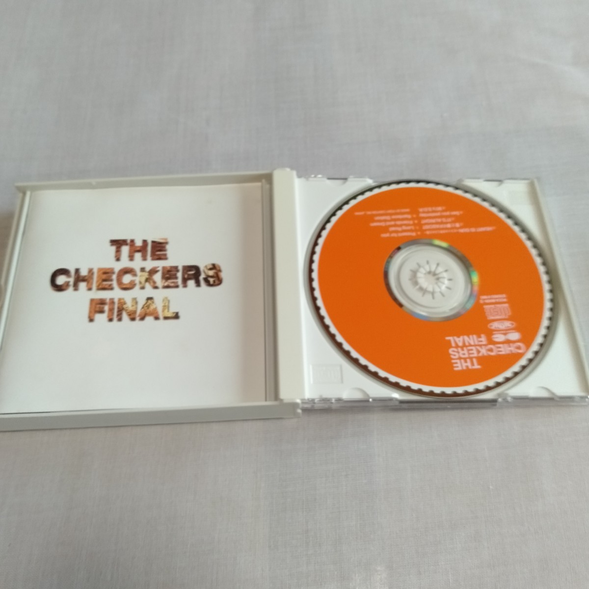 S156 The Checkers THE CHECKERS FINAL CD case condition A